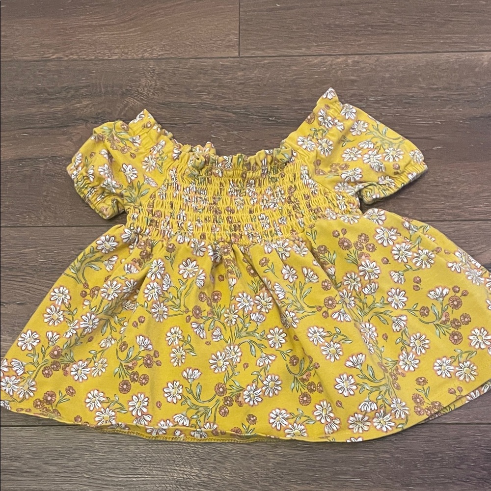 Cynthia Rowley Yellow Floral Kids Blouse